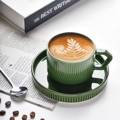 Custom Printed Porcelain Tea Cup And Saucer Set Perfect Gift For Coffee Enthusiasts